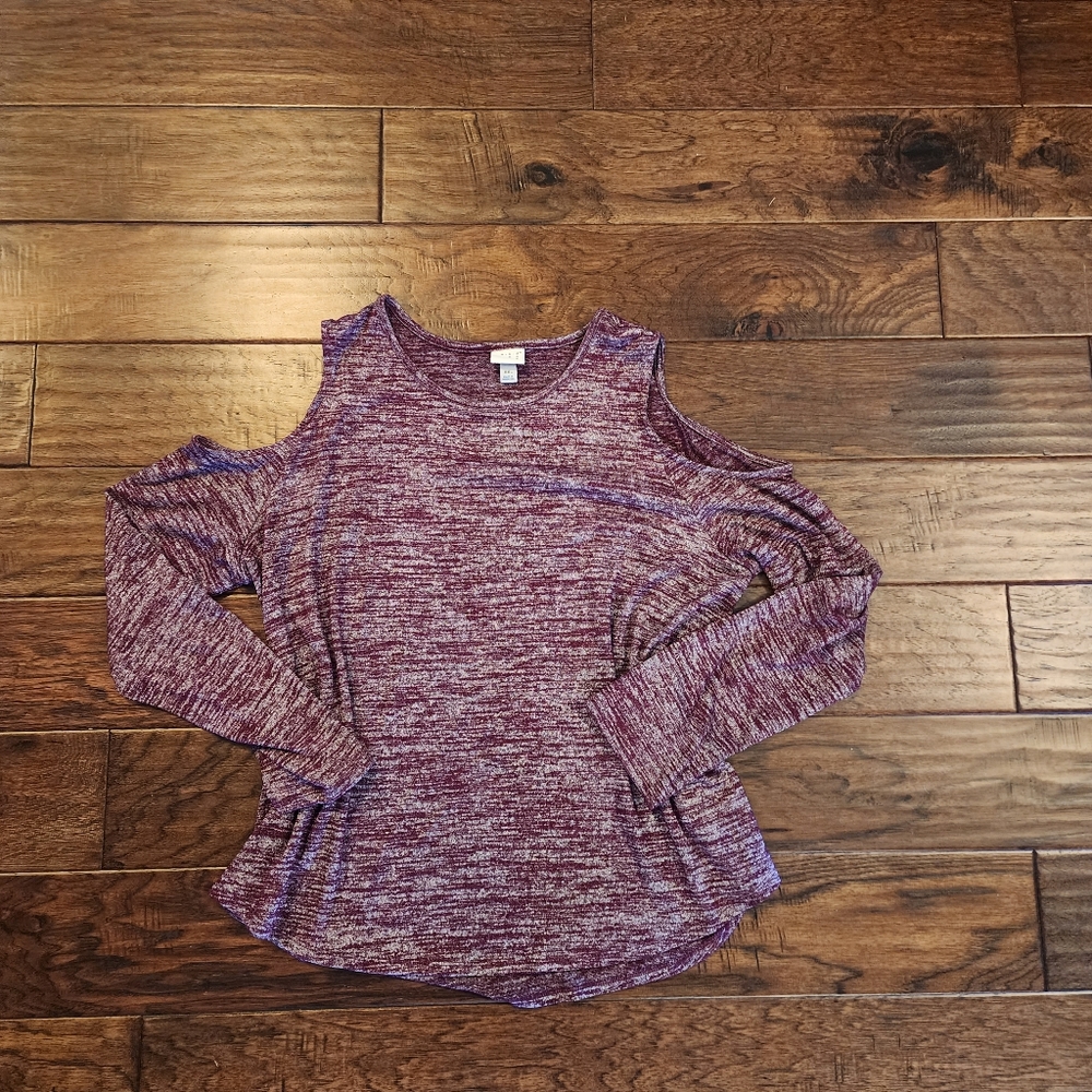 (A New Day) Cold Shoulder long sleeve sweater XXL